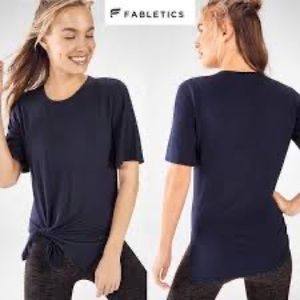 NEW WITH TAGS Fabletics Alia tied tee